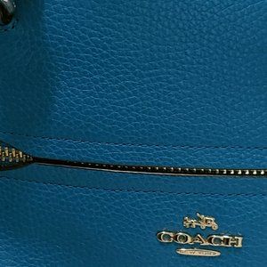 Coach Blue Shoulder Bag